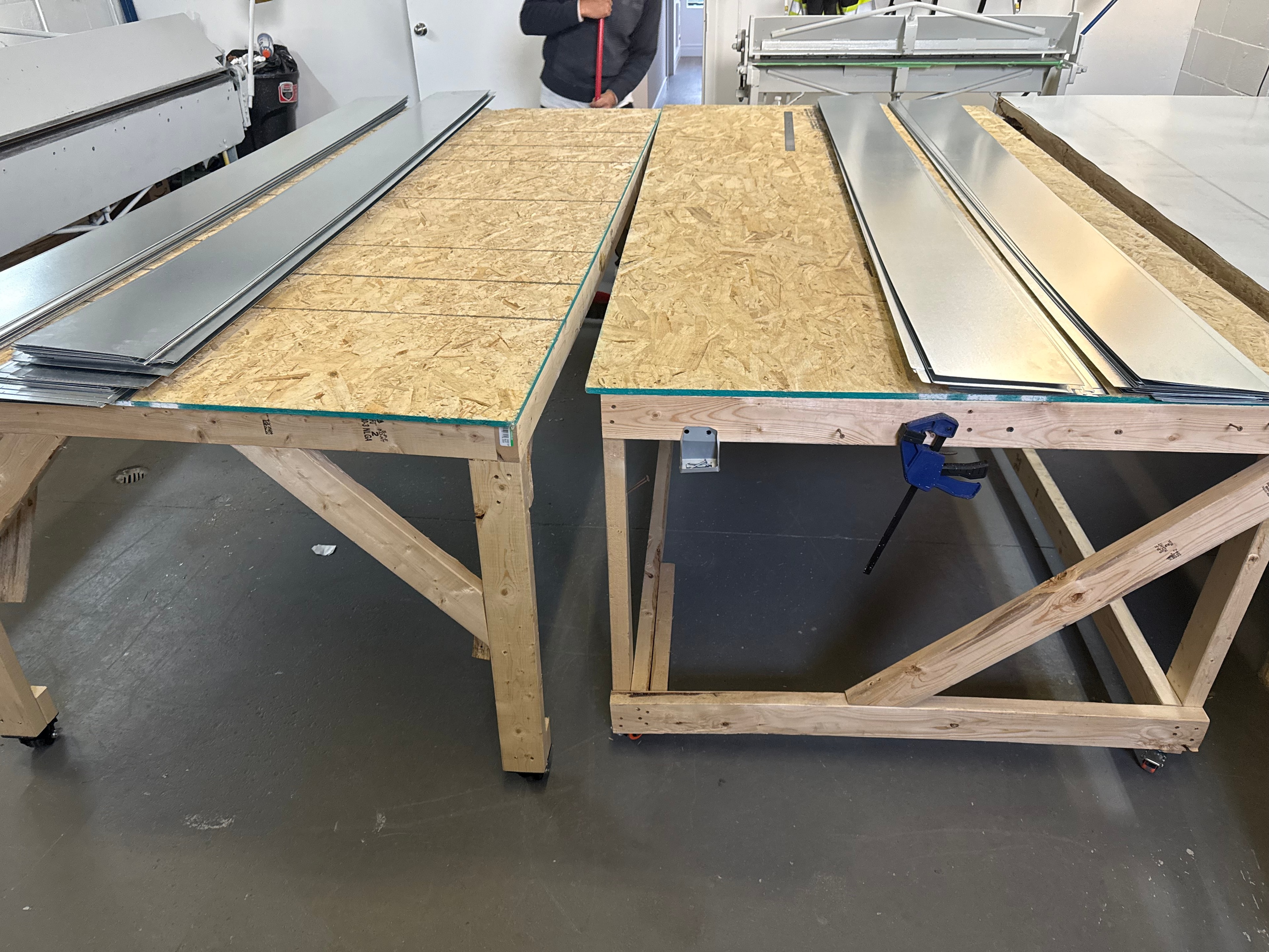Custom Metal Coping Panels — White, Bundled for Delivery — Primus Sheet Metal Corp. GTA