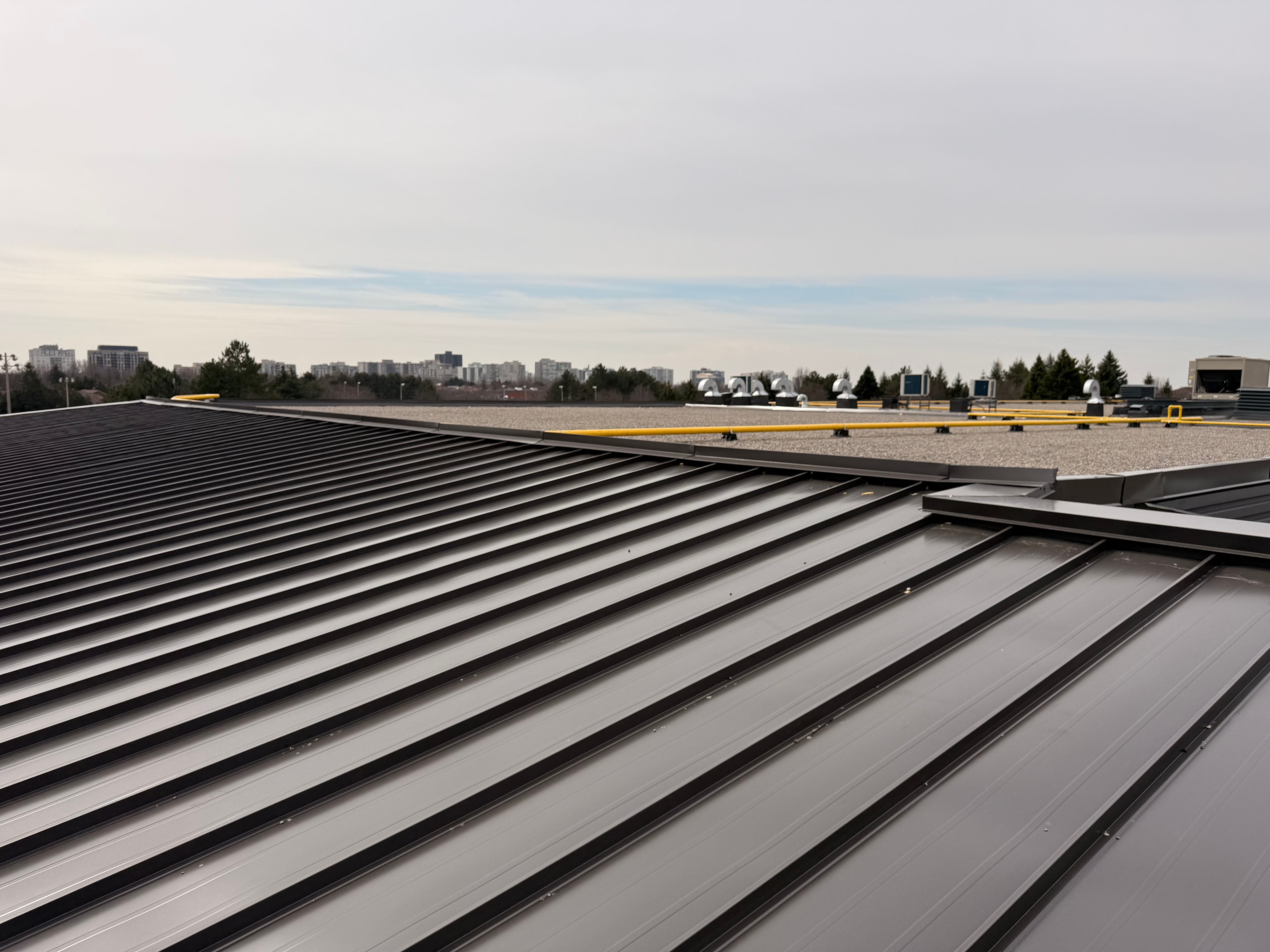 Standing Seam — Commercial Roof Overview — Primus Sheet Metal Corp. GTA