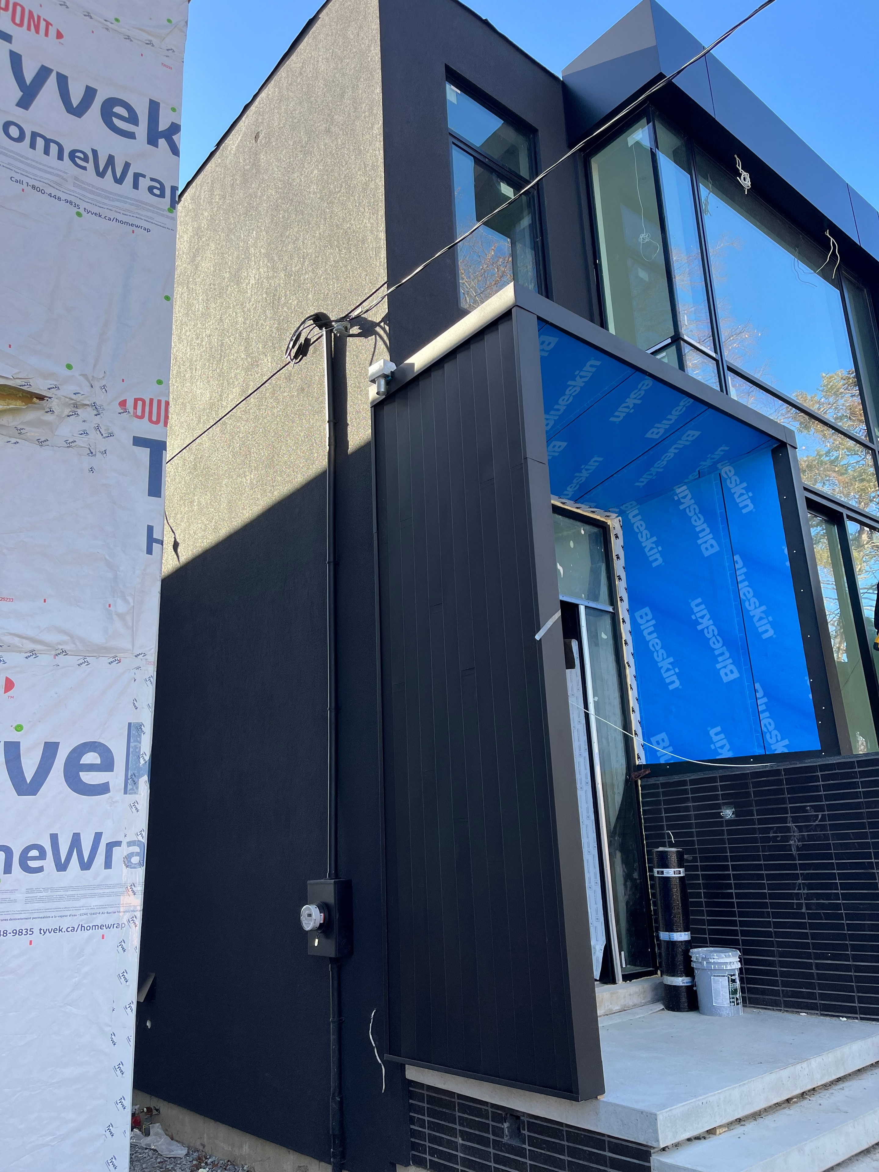 Modern Residential Cladding — New Construction — Primus Sheet Metal Corp. GTA
