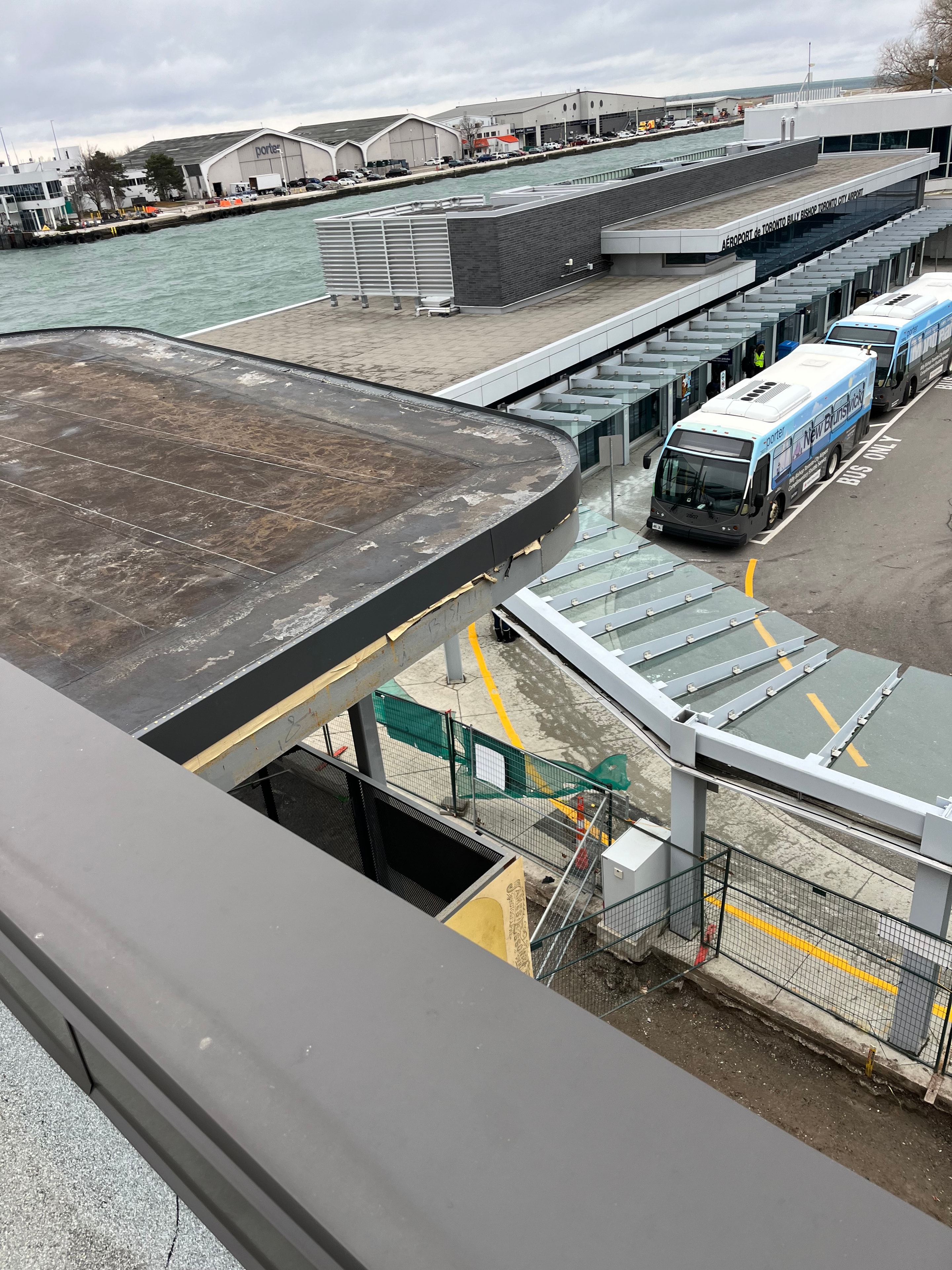 Metal Fascia — Transit Terminal, Aerial View — Primus Sheet Metal Corp. GTA