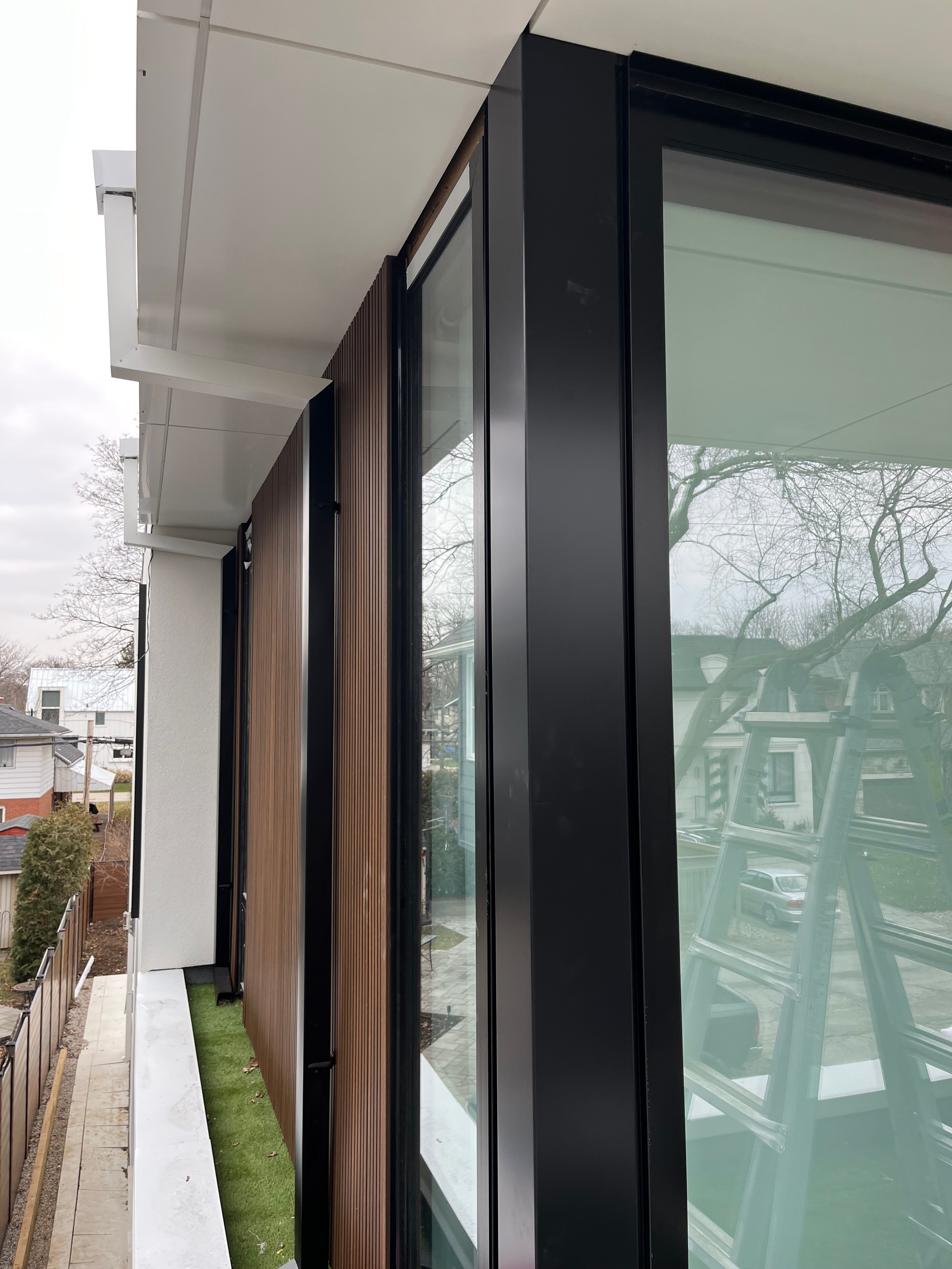 Architectural metal soffit and cladding — modern residential, GTA